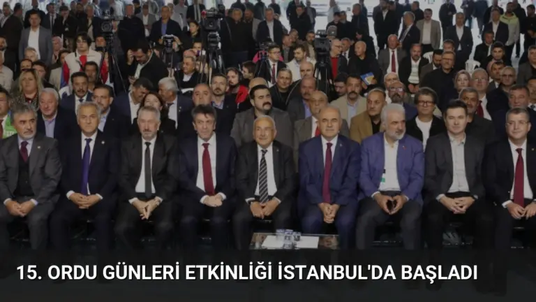 15. Ordu Günleri Etkinliği İstanbul’da Başladı
