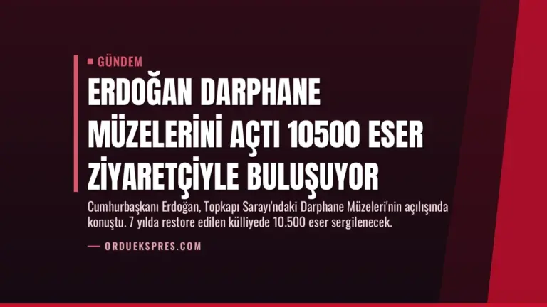 Erdoğan Darphane Müzelerini Açtı 10500 Eser Ziyaretçiyle Buluşuyor