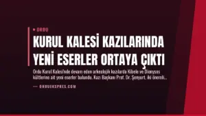 Kurul Kalesi Kazılarında Yeni Eserler Ortaya Çıktı