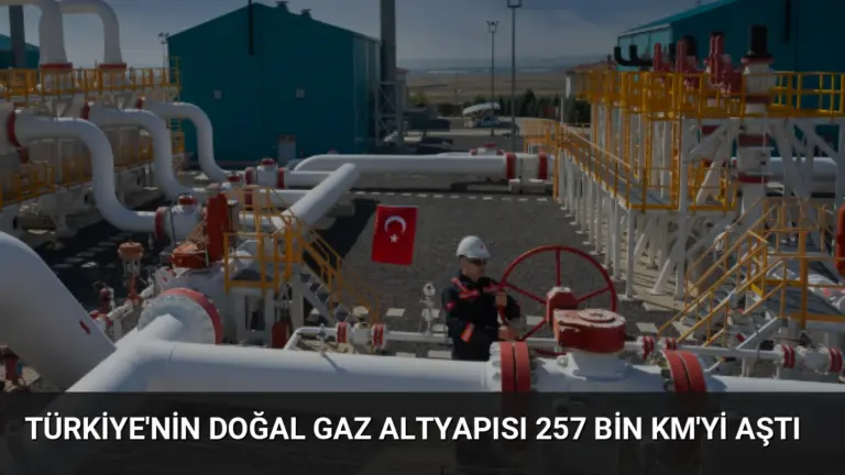Türkiye’nin Doğal Gaz Altyapısı 257 Bin Km’yi Aştı